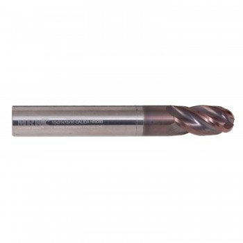 Titanyum - İnox Küresel Karbür Frezeler - MRK 89403056R 3 * 57 mm - Z 4